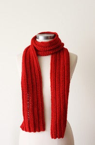 Image of Casual Scarf in Cardinal