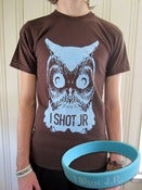 Image of Brown "Hipster Owl" Tee