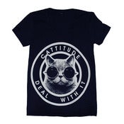 Image of Cattitude T-Shirt (Black)