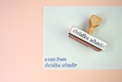 Image of From the desk of custom stamp