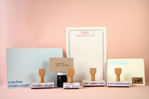 Image of From the desk of custom stamp
