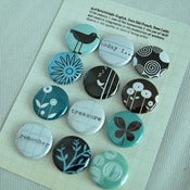 Image of today i... mini fb buttons