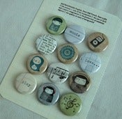 Image of i love music mini fb buttons