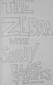 Image of The Zebra With Shiny Blue Stripes