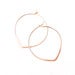 Image of Lotus Hoop Earrings in 14k Gold Filled