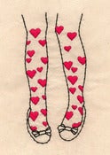 Image of Heart Tights Print