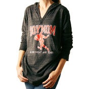 Image of S105-H Football Hoodie Red