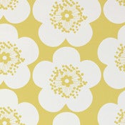 Image of pop floral wallpaper - lighter colors