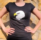 Image of Women's Fourth Of July "Eagle" T-Shirt