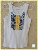 Image of Seaside Ruffled Tank Top. Size 6/7 - Eisley Rae