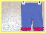 Image of Lily Pants - Purple with dark pink ruffle! Size 2T - Eisley Rae 