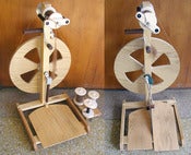 Image of Fricke Spinning Wheels (Level-Wind flyer aka Woolee Winder) 