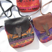 Image of Arrow Satchels <br>Grey Pyramid 