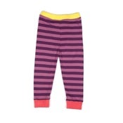 Image of berry striped leggings, by Tootsa MacGinty