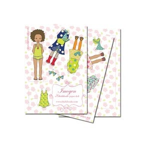 Image of Chichiboulie paper doll - Imogen