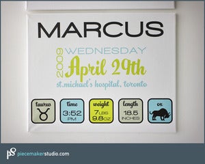 Image of Icons Personalized Keepsake