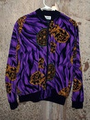 Image of Patterned Jacket - Purple, Black, Gold