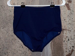 Image of High Waisted Bikini Bottom - Navy