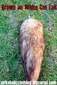 Image of Brown And WHite JERKIN CANT DIE  CAt TAILS