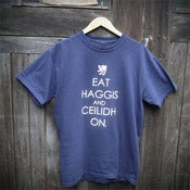 Image of Eat Haggis (T-shirt - navy)