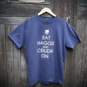 Image of Eat Haggis (T-shirt - navy)