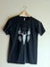Image of Men's Tee with Skull Design - Tri-Black