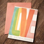 Image of Wood Type Invitation Set