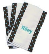 Image of Personalized Burp Cloth Set