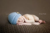 Image of Cotton Newsboy Brimmed Beanie