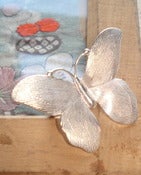 Image of sterling silver butterfly ring