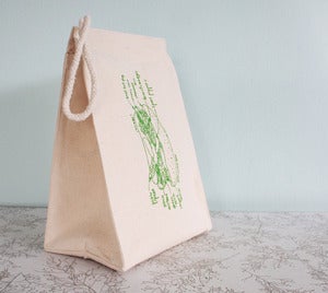 Image of Chicago hot dog lunch bag - recycled cotton