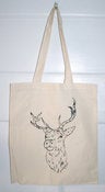 Image of Screen Printed Deer Tote Bag