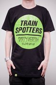 Image of Trainspotters "Dirty North - Rewind & Kap" Black / Green T-Shirt + Free Stickers!
