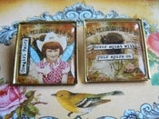 Image of ♥~ Cowgirl Fairy ~ FRIEND FAIRIES ~ DUO brooch set ~♥