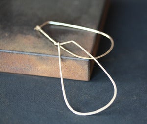 Image of Large 14kt Yellow Gold Horseshoe Hoops- as seen in Good Housekeeping