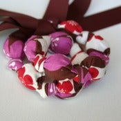Image of ORGANIC Plum Flowers Chomping Necklace