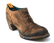 Image of No.0019 CROSSWALK cap toe oxford Dirty Nude