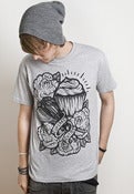 Image of Tattoo Cupcake - Grey