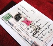 Image of Aurelia - 'Stamp People' brooch card
