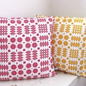 Image of Organic Welsh Blanket Print Cushion