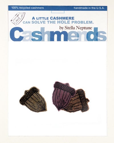 Image of Iron-on Cashmere Acorns - Late Autumn
