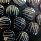 Image of Anatomy of Habit (five nails logo) Pin