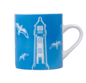 Image of Whitby Porcelain Mug - Harbour