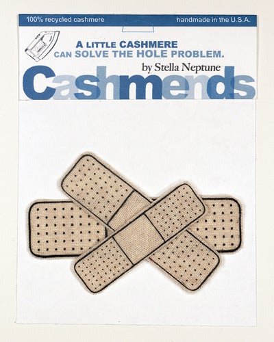 Image of Iron-on Cashmere Band-Aid - Oatmeal