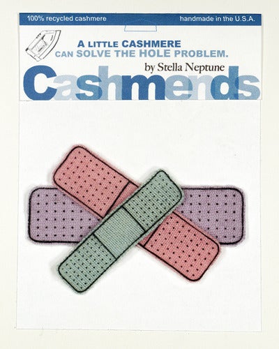 Image of Iron-on Cashmere Band-Aid - Triple Pastel