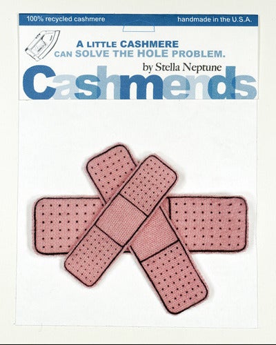 Image of Iron-on Cashmere Band-Aid - Light Pink