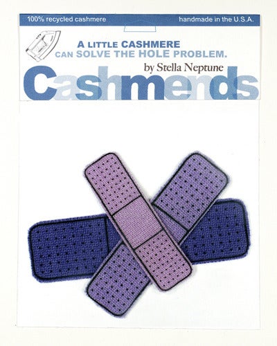 Image of Iron-on Cashmere Band-Aid - Triple Purple