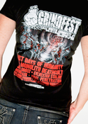 Image of V/A "LWF#1" girlie t-shirt (ltd. ed.)