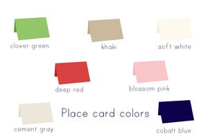 Image of Blank place cards