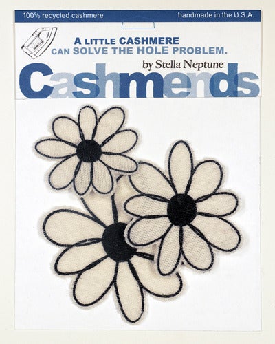 Image of Iron-on Cashmere Flower - Cream